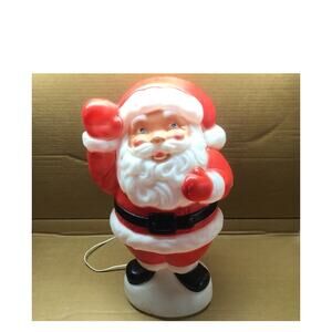 Vintage 1995 Empire Santa Claus Blow Mold 18.5 Inch Lighted Waving